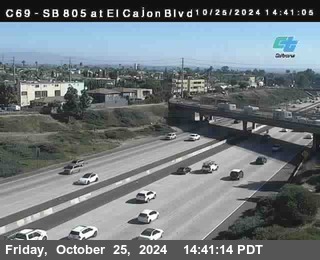 SB 805 at El Cajon Blvd (On Ramp)