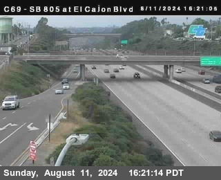 SB 805 at El Cajon Blvd (On Ramp)