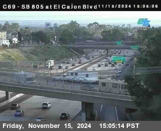 SB 805 at El Cajon Blvd (On Ramp)