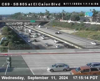 SB 805 at El Cajon Blvd (On Ramp)