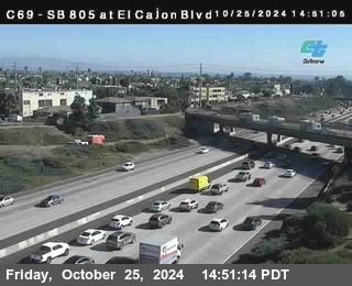 SB 805 at El Cajon Blvd (On Ramp)