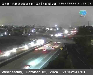 SB 805 at El Cajon Blvd (On Ramp)