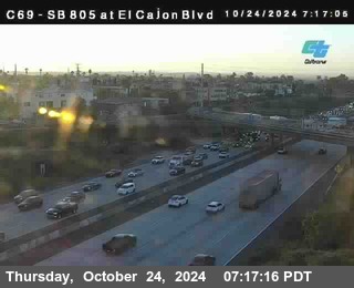 SB 805 at El Cajon Blvd (On Ramp)