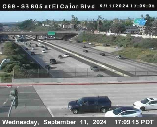 SB 805 at El Cajon Blvd (On Ramp)