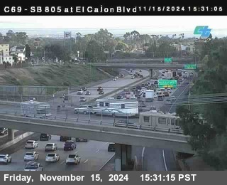 SB 805 at El Cajon Blvd (On Ramp)