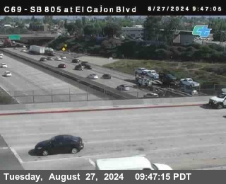 SB 805 at El Cajon Blvd (On Ramp)