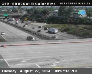 SB 805 at El Cajon Blvd (On Ramp)