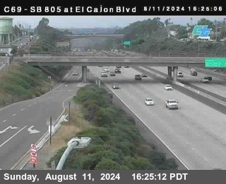 SB 805 at El Cajon Blvd (On Ramp)