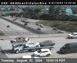 SB 805 at El Cajon Blvd (On Ramp)