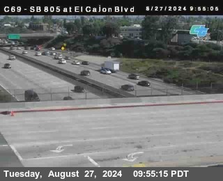 SB 805 at El Cajon Blvd (On Ramp)