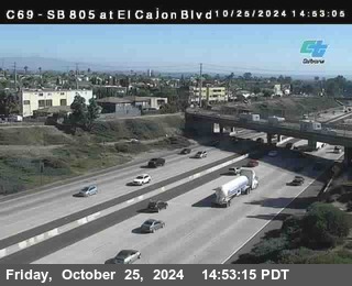 SB 805 at El Cajon Blvd (On Ramp)