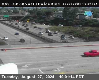 SB 805 at El Cajon Blvd (On Ramp)