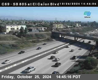 SB 805 at El Cajon Blvd (On Ramp)