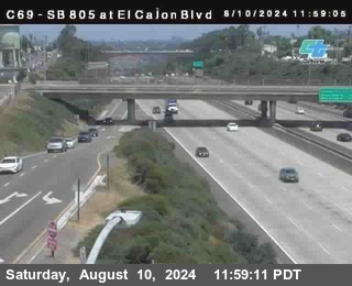 SB 805 at El Cajon Blvd (On Ramp)