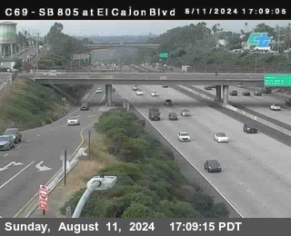 SB 805 at El Cajon Blvd (On Ramp)