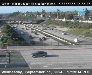 SB 805 at El Cajon Blvd (On Ramp)