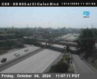 SB 805 at El Cajon Blvd (On Ramp)