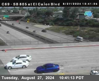 SB 805 at El Cajon Blvd (On Ramp)