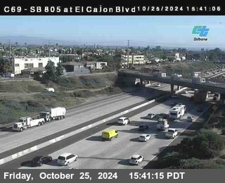 SB 805 at El Cajon Blvd (On Ramp)