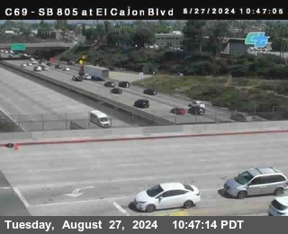 SB 805 at El Cajon Blvd (On Ramp)