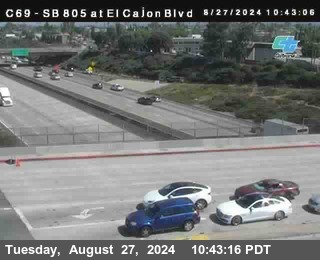 SB 805 at El Cajon Blvd (On Ramp)