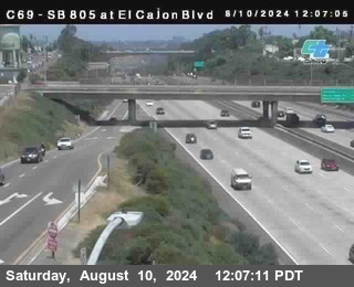 SB 805 at El Cajon Blvd (On Ramp)