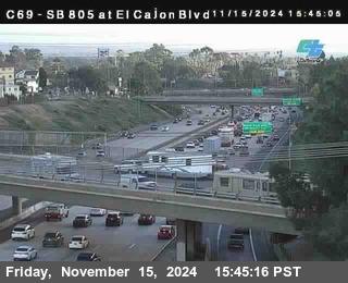 SB 805 at El Cajon Blvd (On Ramp)