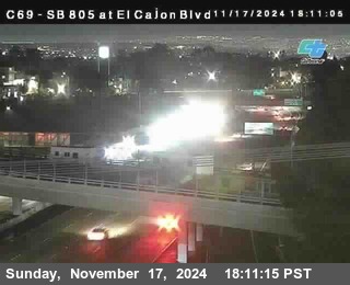 SB 805 at El Cajon Blvd (On Ramp)