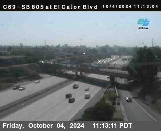 SB 805 at El Cajon Blvd (On Ramp)