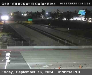 SB 805 at El Cajon Blvd (On Ramp)