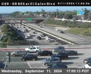 SB 805 at El Cajon Blvd (On Ramp)