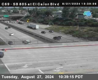 SB 805 at El Cajon Blvd (On Ramp)