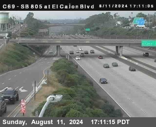 SB 805 at El Cajon Blvd (On Ramp)