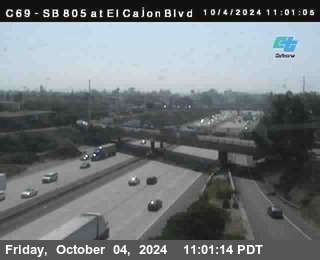 SB 805 at El Cajon Blvd (On Ramp)