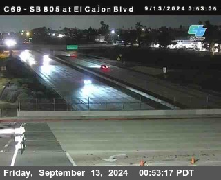 SB 805 at El Cajon Blvd (On Ramp)