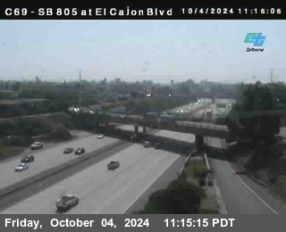 SB 805 at El Cajon Blvd (On Ramp)