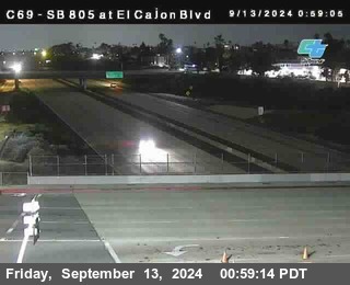 SB 805 at El Cajon Blvd (On Ramp)