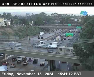 SB 805 at El Cajon Blvd (On Ramp)