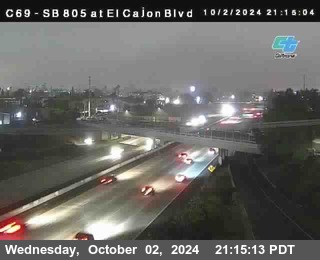 SB 805 at El Cajon Blvd (On Ramp)