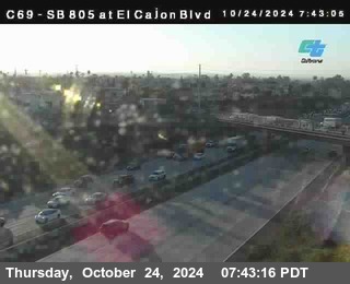 SB 805 at El Cajon Blvd (On Ramp)