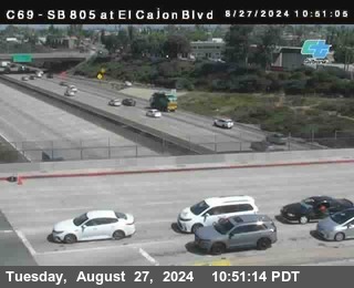 SB 805 at El Cajon Blvd (On Ramp)