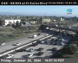 SB 805 at El Cajon Blvd (On Ramp)