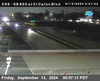 SB 805 at El Cajon Blvd (On Ramp)