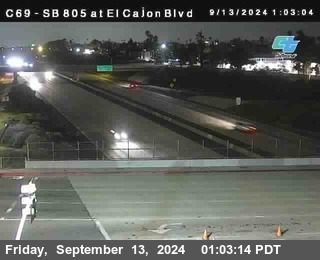 SB 805 at El Cajon Blvd (On Ramp)