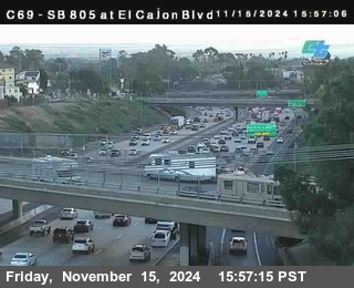 SB 805 at El Cajon Blvd (On Ramp)