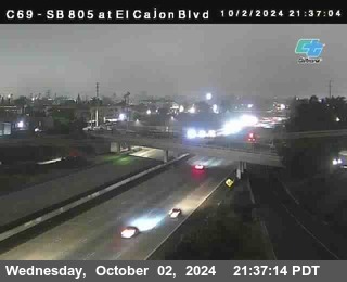 SB 805 at El Cajon Blvd (On Ramp)