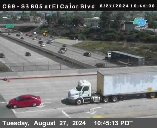 SB 805 at El Cajon Blvd (On Ramp)