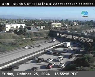 SB 805 at El Cajon Blvd (On Ramp)