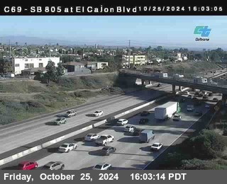 SB 805 at El Cajon Blvd (On Ramp)