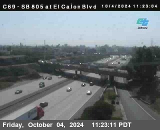 SB 805 at El Cajon Blvd (On Ramp)